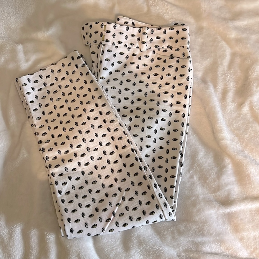 ann taylor pineapple pants